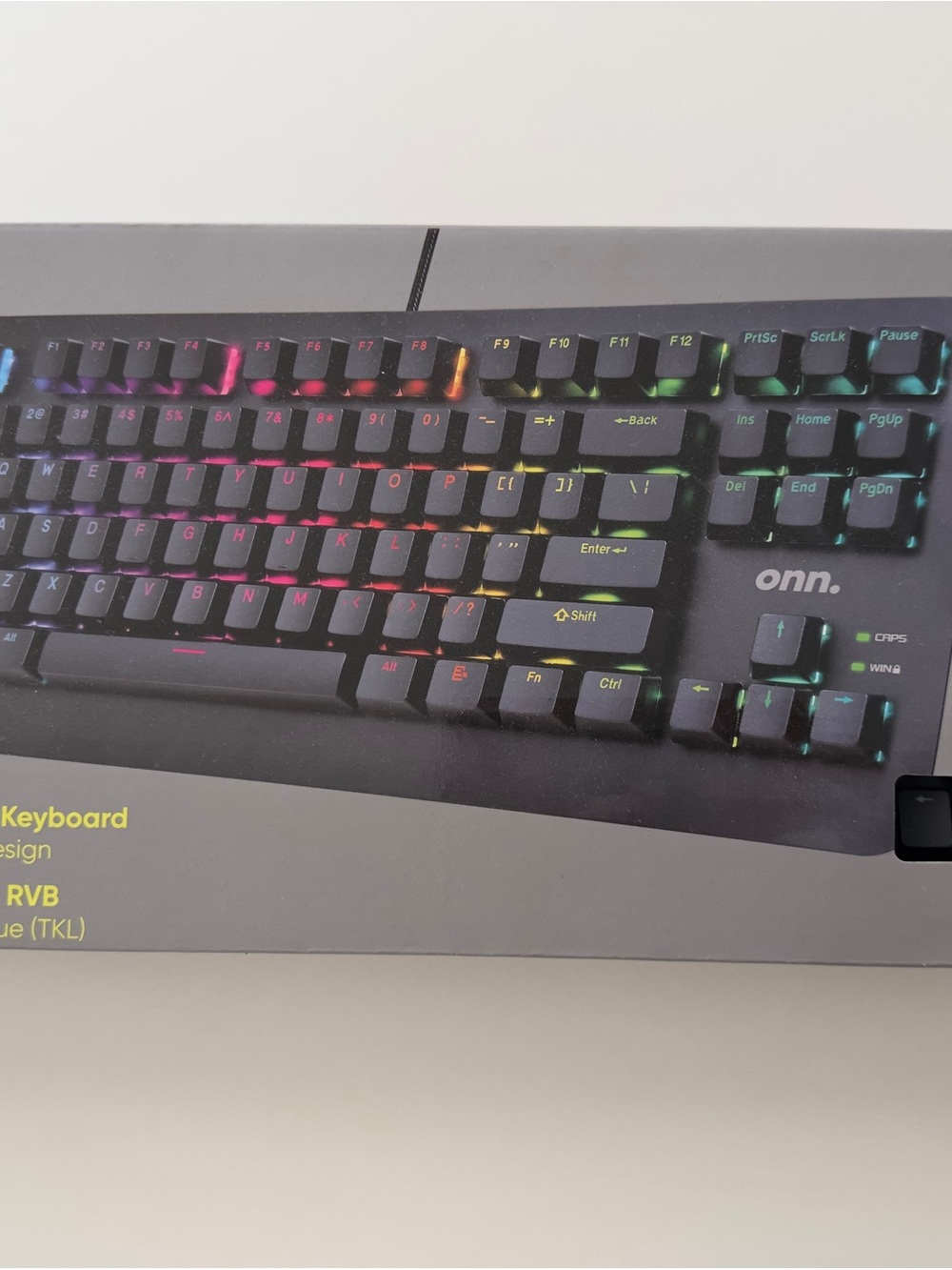 onn. Black Gaming Keyboard